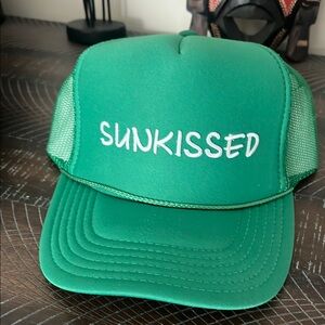 Green Sunkissed Trucker Hat